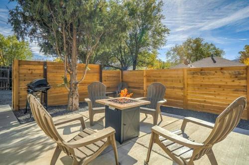 Colorado Springs House | Kiowa Studio - Downtown Pet-Friendly BBQ Fire Pit