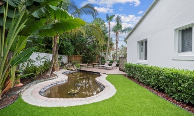 Southwest House | Koi Pond Oasis: Near Beach & Downtown