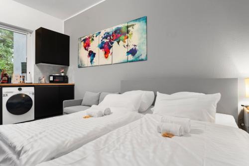 Ehrenfeld Apartment | Komfortables Studio in Köln-Ehrenfeld, Küche, Vollausstattung, Netflix, 1 Min zur U-Bahn, 10 Min zum Neumarkt