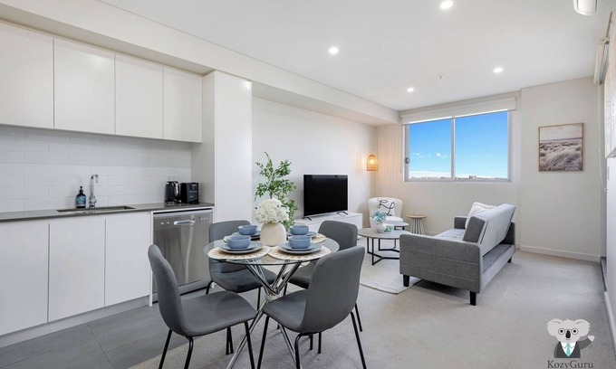 Holroyd Apartment | KozyGuru | Merrylands | Balcony Chic with Parking