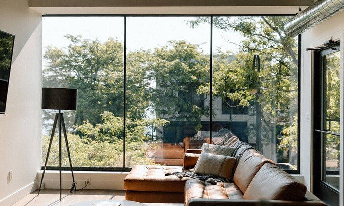 Charlevoix Apartment | Kroger Lofts | Unit A | Rooftop Pool | Lake Views
