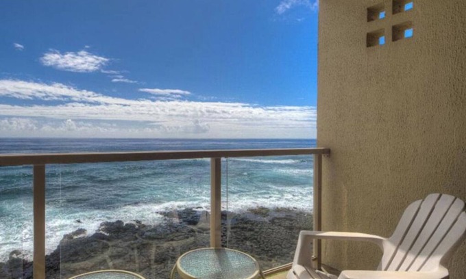 Poipu Condo | Kuhio Shores 317. OCEAN FRONT! Cold A/C