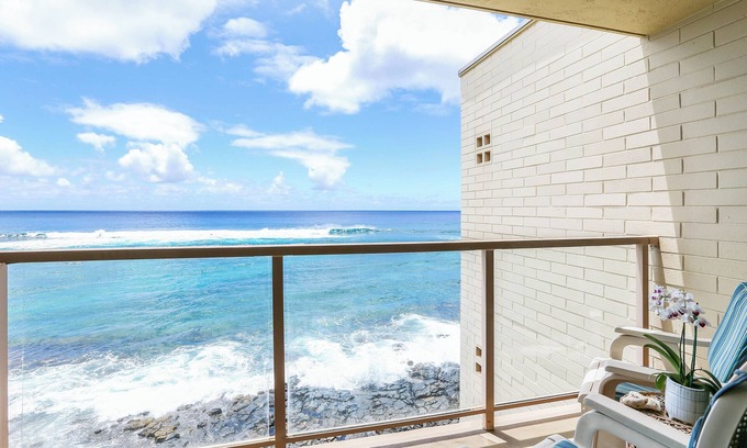 Poipu Condo | Kuhio Shores 411. Right on the water- Cold A/C