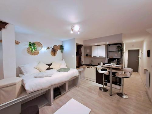 Laval Apartment | L'Escale, studio, hyper-centre historique, Netflix