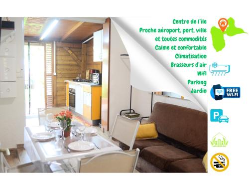 Belcourt House | L'Escapade Antillaise, T2 calme, proche de tout, jardin