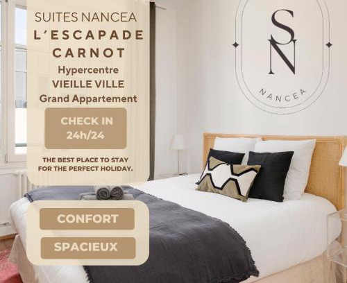 Saint Nicolas - Charles III - Ville vieille - Trois Maisons - Leopold Apartment | L'Escapade Carnot - Nancy centre Stanislas - 2Pers