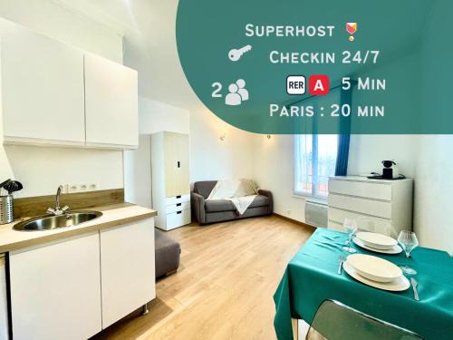 Houilles Apartment | L escapade Houilles 15 min de Paris