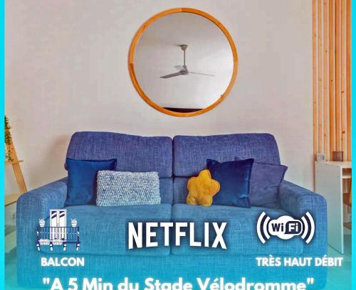 Baille Apartment | L'Escapade-Wifi-Netflix-Balcon-La Timone-Vélodrome Urban NestConciergerie