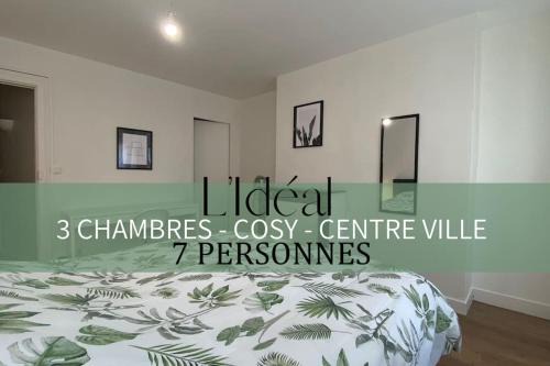 Centre Ville Apartment | L'idéal - HyperCentre - 3CH - MyraConciergerie