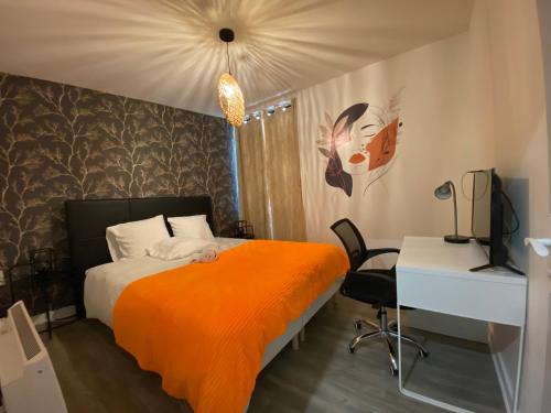 Poitiers Apartment | L'Indigo, charmant T2, 10 min centre historique, WiFi, Netflix, Amazon Prime