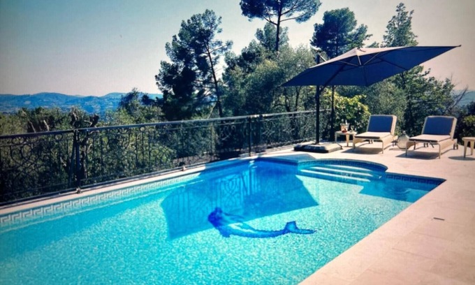 Cabris Villa | La Bastide Cabris - Exceptional view - Promotion last week of August