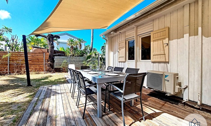 Grand Fond House | La Cabane* I 8 people - 50m from the beach Grand Fond - 3 rooms