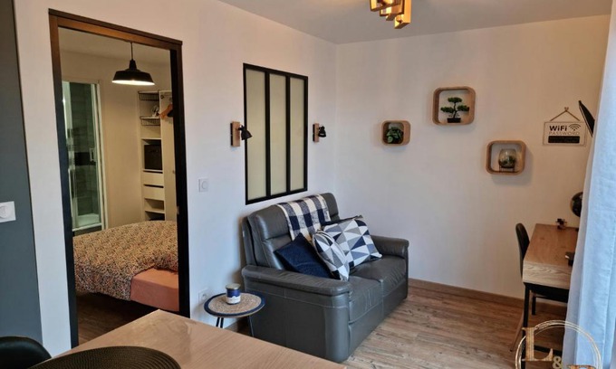 Billere Apartment | La Comoé - 5 min centre Pau - 1 chambre - Parking