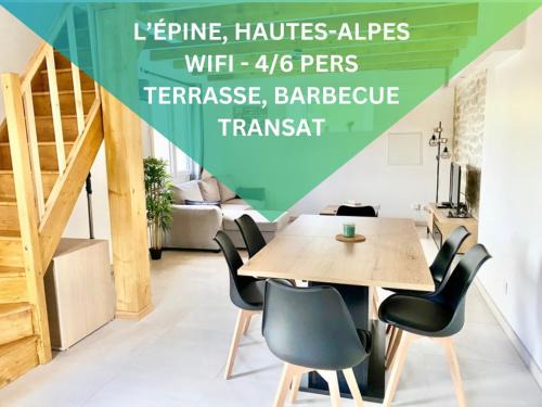 L'Epine House | LA Conciergerie 05 - Gîte de la coopérative - Superbe Maison à L Epine - Wifi - 4 à 6 personne