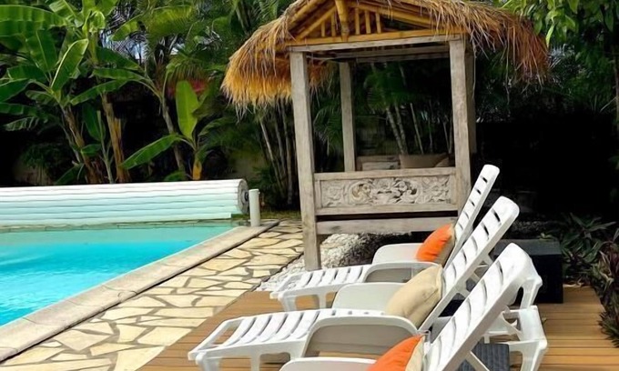 Saint-Louis Villa | La Kaz Pomme Cannelle - Piscine - Wifi - Inz