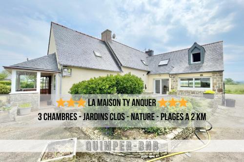 Ploeven House | LA MAISON TY ANQUER - Jardin clos - Plages à 2 pas