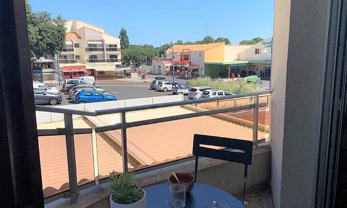 La Palmyre Apartment | La Palmyre - APARTMENT in the heart of the center - residence AGATHEA - BALCONY