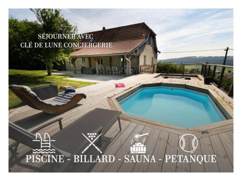 Orchamps-Vennes Villa | La Parenthèse d'Orchamps - Villa avec Piscine, Sauna, Billard et Pétanque