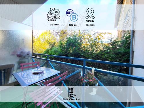 Gif-sur-Yvette Apartment | La Perla : F2 sans vis-à-vis, au pied du RER B