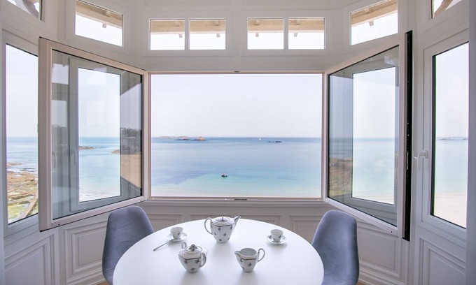 Dinard Apartment | La Perle Marine - Bow-Window vue Mer