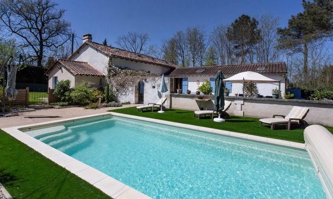 Allemans House | La Petite Maison d'Allemans - Piscine, Jardin