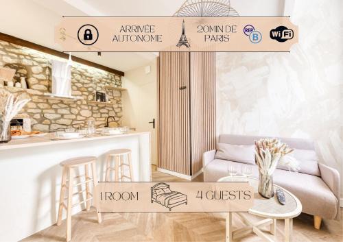 Bourg-la-Reine Apartment | La Petite Reine – Parisian Charm near Paris