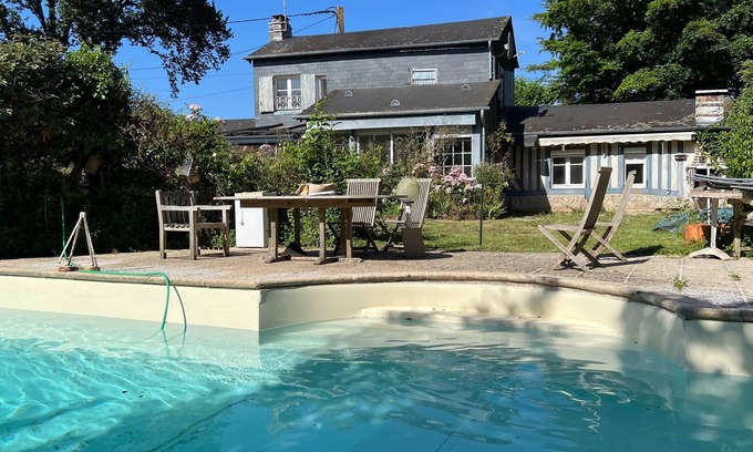 Tourgeville House | La Picane - Belle maison avec piscine et jardin