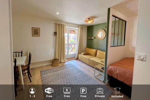 Sainte-Croix-en-Plaine Apartment | La Poulie - Apartment with Balcony and Free Privative Parking - Close to Colmar