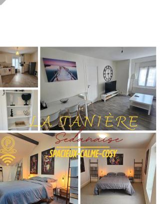 Sedan Apartment | La Tanière Sedanaise 2 bedrooms parking wifi