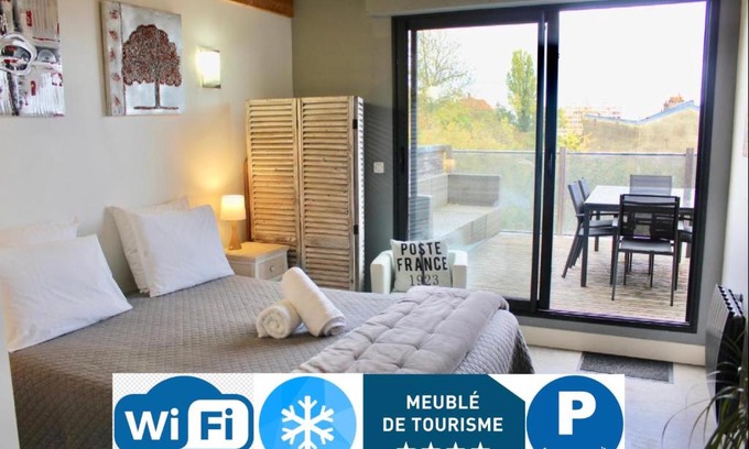 Quartier Beauregard-Boufflers-Buthegnemont-Boudonville Apartment | La Terrasse du Belvédère-appartement 3 chambres-Nancy- avec stationnement