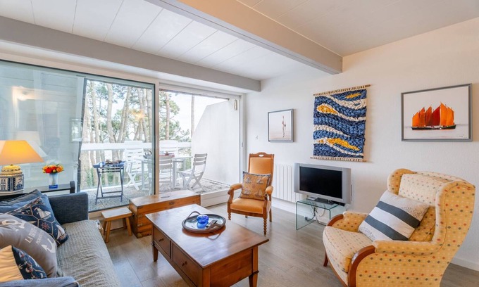 La Trinite-sur-Mer Apartment | La Trinité/Mer-3-room apartment-50m²-Port view