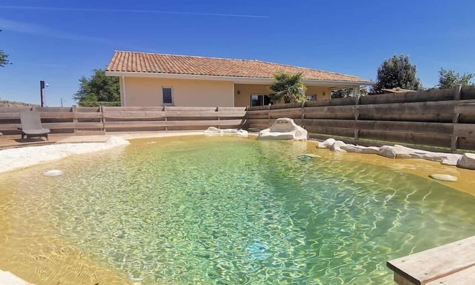 Linxe Villa | La villa Océan - Swimming pool and pétanque court, LA VILLA OCEAN