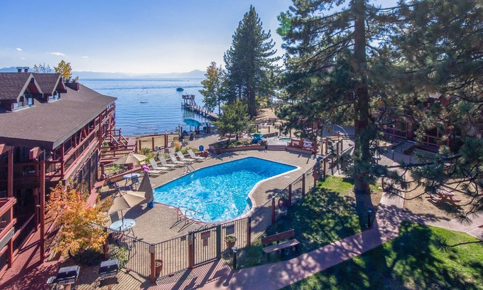 Tahoe Vista Condo | Lake/Beach Front Resort - Pool, Hot Tub, BBQ #13