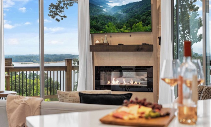 Sevierville Cabin | Lake Views/Heated Pool/Theater/Mtn Views