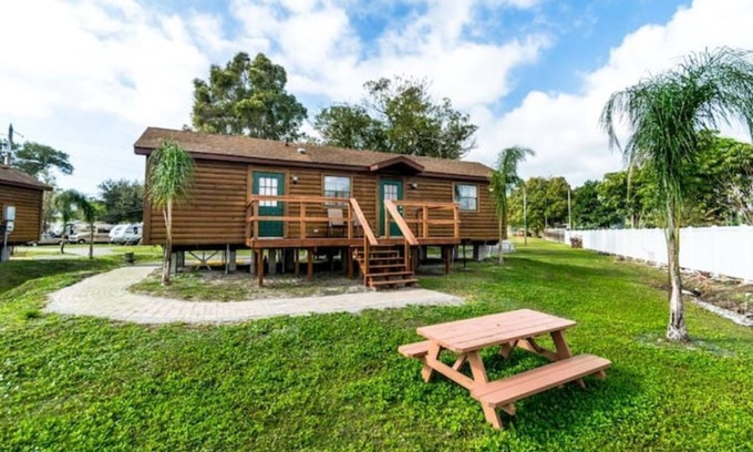 Seminole Cabin | Lakefront Cabin 10min toBEACH Dogs OK Kayak, #411