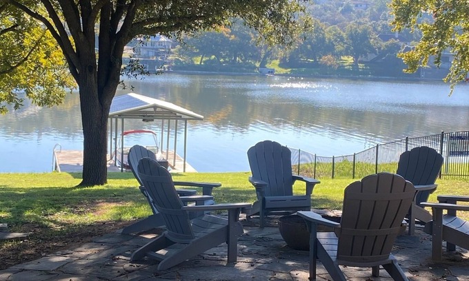 Marble Falls House | Lakefront Family Retreat on Lake Marble Falls. Dock your boat. Additional fee.