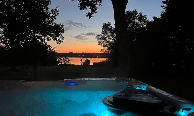 Ramsey County House | Lakefront Getaway: Sauna, Hot Tub, Firepit & More! 3 Bedroom Home by RedAwning