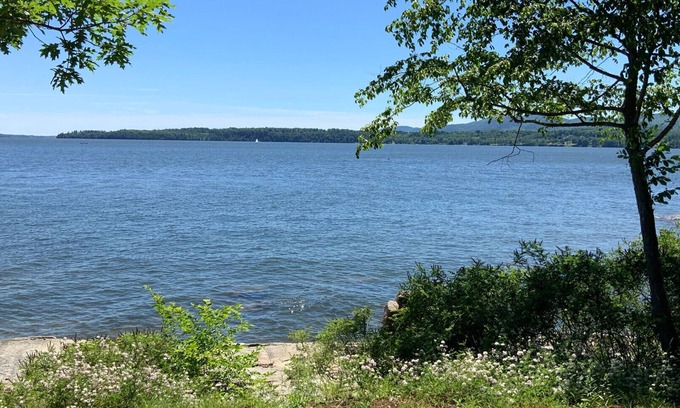 Westport House | Lakefront home with tennis court and dock on gorgeous Lake Champlain