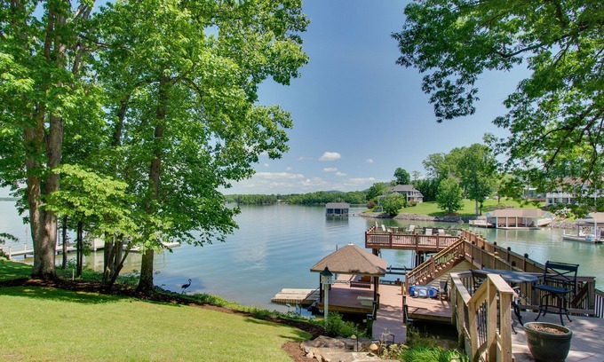 Penhook House | Lakefront Penhook Home w/ Hot Tub & Fire Pit!