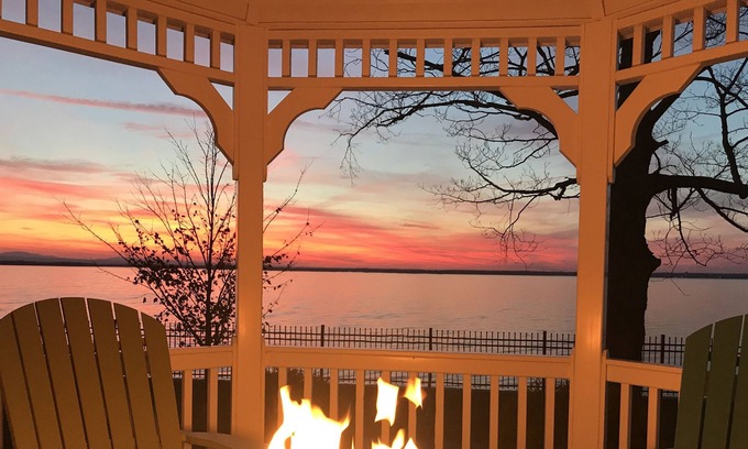 Alburg House | Lakeside getaway with direct beach/lake access and mooring!