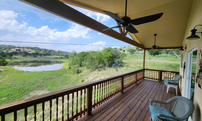 Kerrville House | Lakeside Italian Villa On A Private Estate