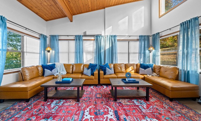 Mid America House | Lakeside Retreat w/Dock, Game Room, Spacious Deck