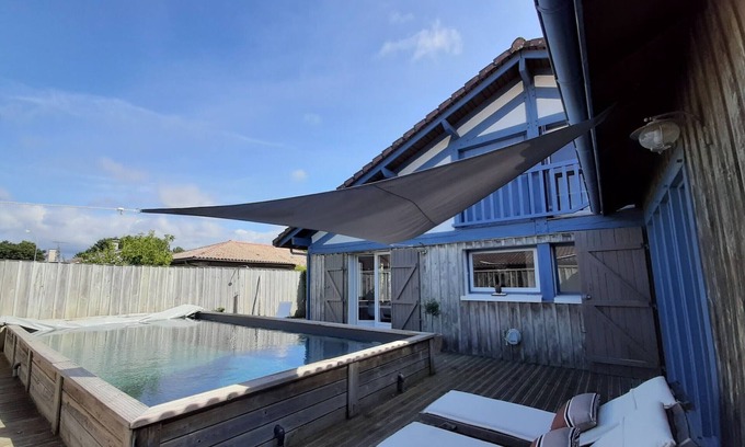 Bias Villa | Landes House for 12 near ocean, pool, WIFI included