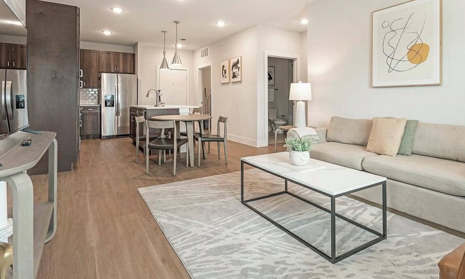 Seguin Apartment | Landing | Chic 2BD, Pool, Gym