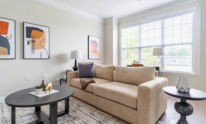 Cary Apartment | Landing | Incredible 2BD, Courtyard, Gym