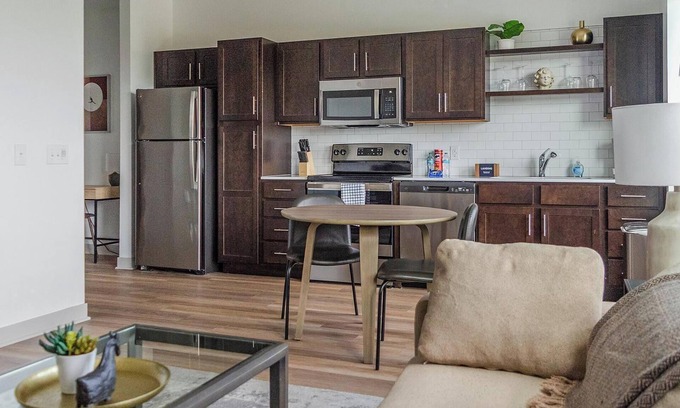 McCordsville Apartment | Landing | Modern 1BD, Rooftop Lounge, Courtyard