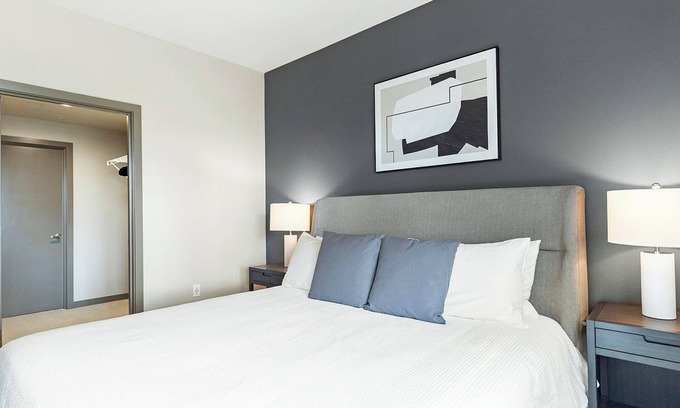 Northwest Portland Apartment | Landing | Stunning 1BD, Courtyard, Rooftop Lounge