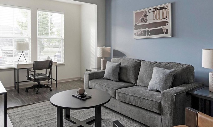 Murfreesboro Apartment | Landing | Stunning 2BD, Clubhouse, Yoga Studio