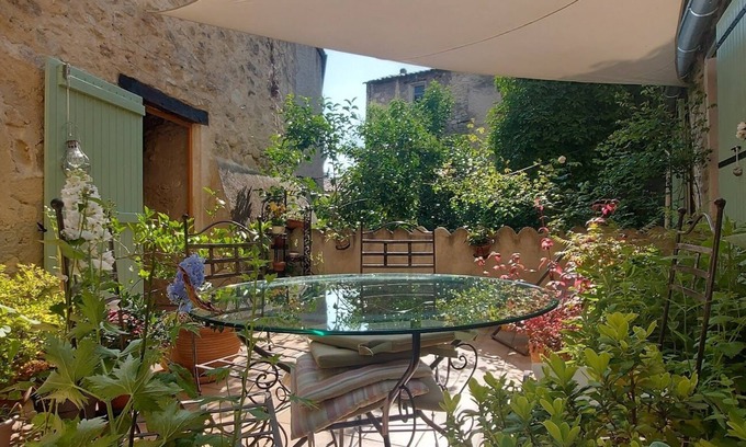 Forcalquier House | Large 17th century townhouse in centre of Forcalquier with terrace and views