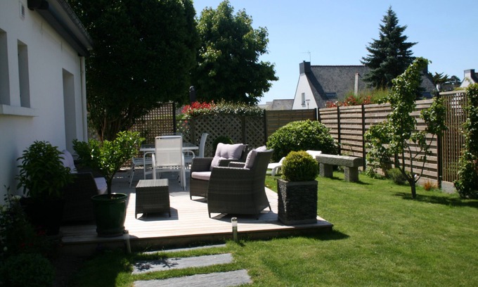 Larmor-Plage House | Large, bright 3-star house in a family seaside resort